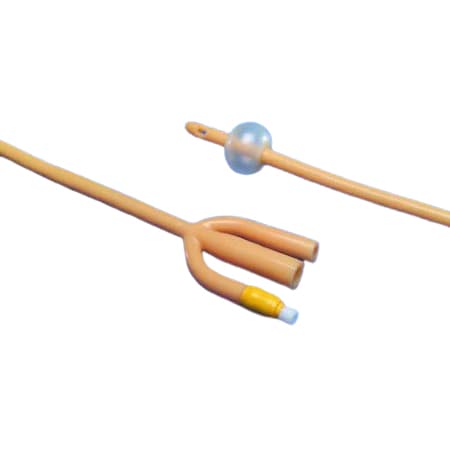 Dover Silicone Elastomer 3-Way Foley Catheter, 30cc, 20 Fr - Carton of 10 - Image 1