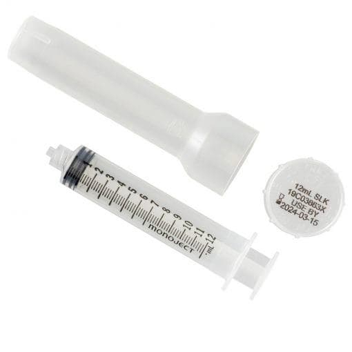 Monoject Rigid Pack Syringes, 6 ML, Luer Lock Tip - Box of 50 - Image 1