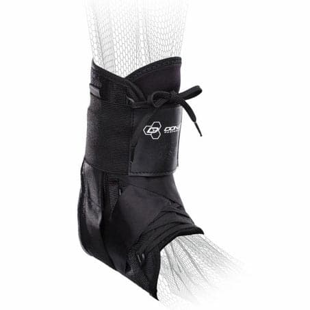 DonJoy Anaform Lace-Up Ankle Brace, Black, Large - Image 1