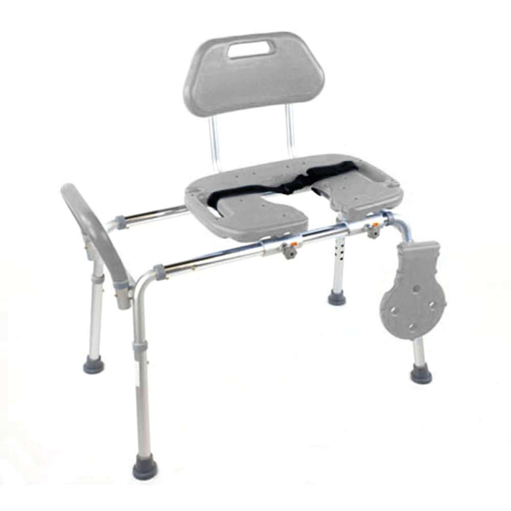 Platinum Health HydroGlyde Sliding Bath Transfer Bench with Cutout - Image 2
