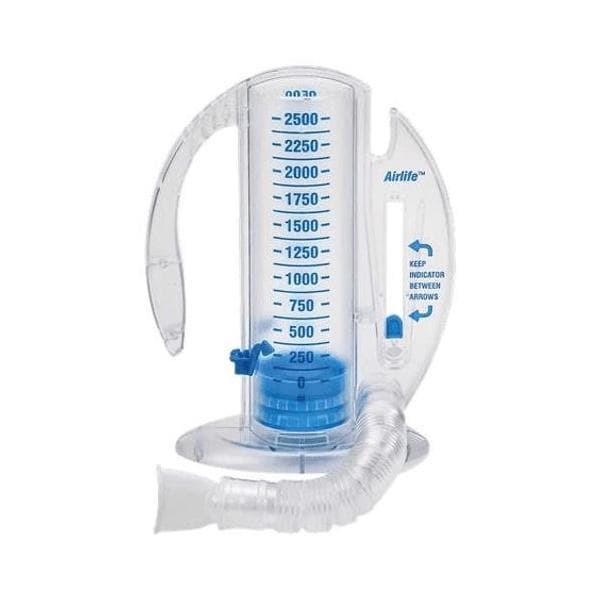 Carefusion Airlife Volumetric Incentive Spirometer without One-Way Valve, 2500ml - Image 1