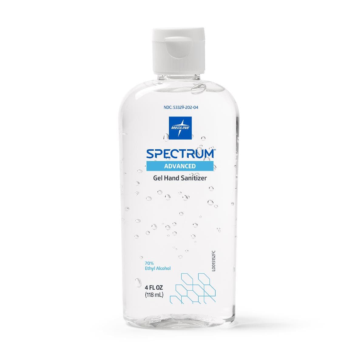 Medline Spectrum Advanced Hand Sanitizer with Aloe Vera and Vitamin E, 4 oz - Image 1