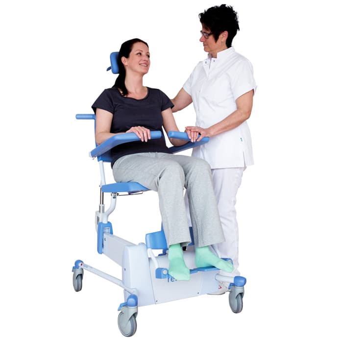 Lopital Reflex Shower-Toilet Chair, Height Adjustable - Electric - Image 5