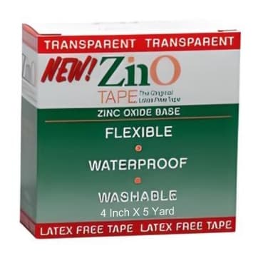 ZinO Zinc Oxide Tape 4 Inch x 5 Yards - Each - Image 1