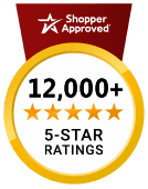 5 Star Excellence award from Shopper Approved for collecting at least 100 5 star reviews