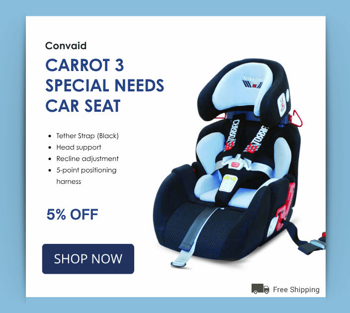 Convaid Carrot 3 Special Needs Car Seat