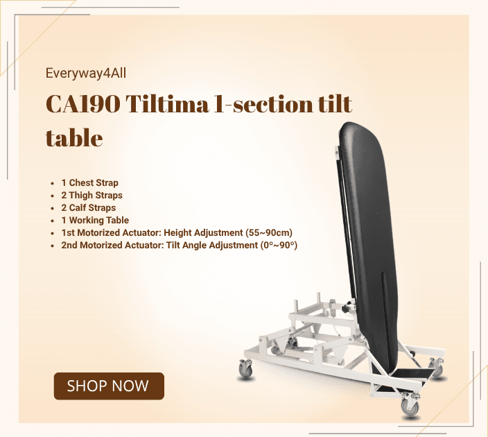 Everyway4All CA190 Tiltima 1-section tilt table