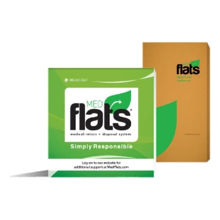 MedFlats Pharmaceutical Disposal System - Each - Image 1