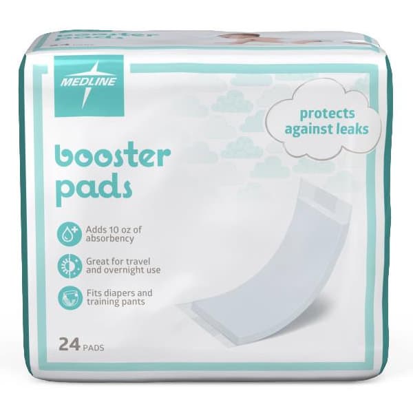 Medline Thin Booster Diaper Liner, 3.5 x 11.5 Inch - Image 5