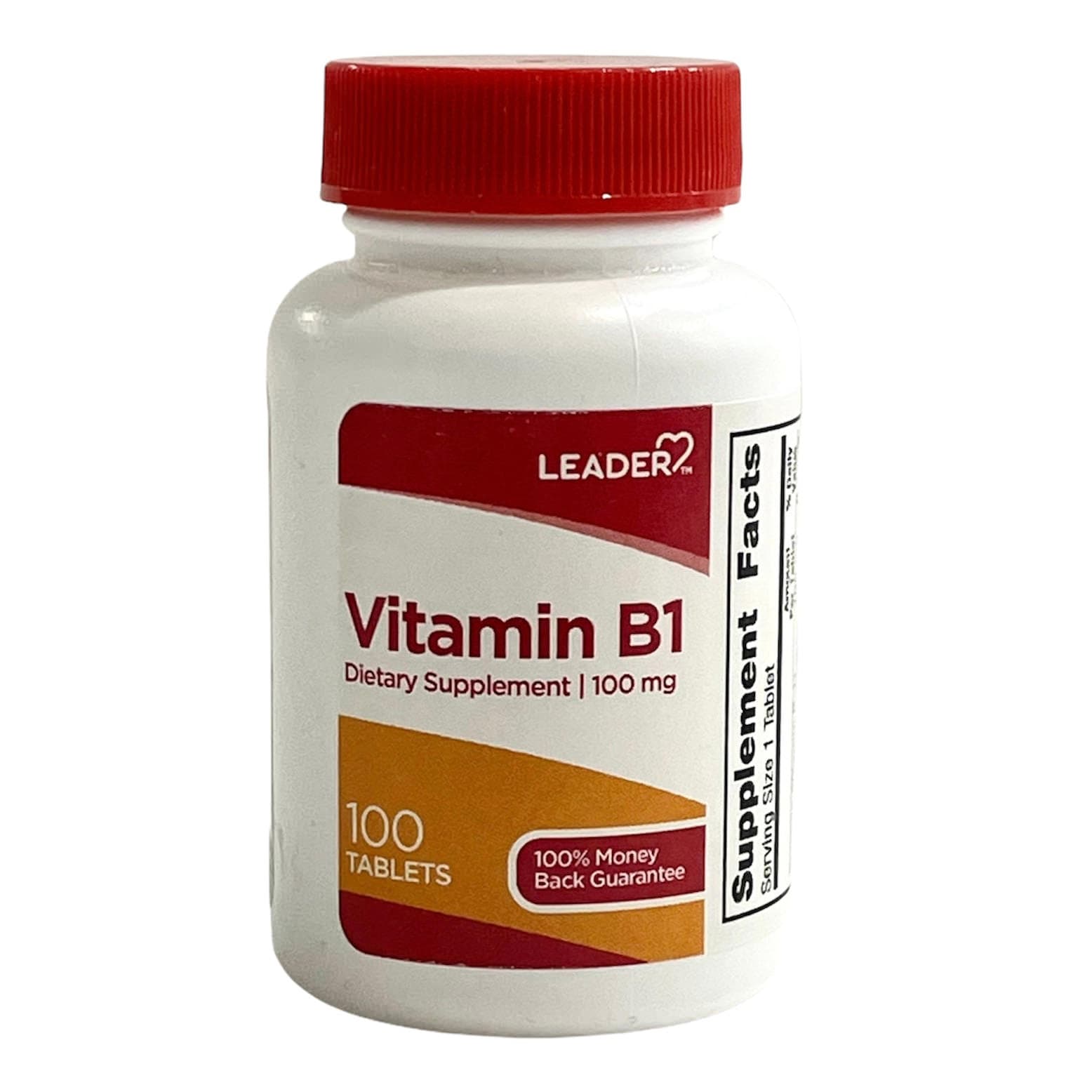 Leader Vitamin B-1, 100 mg, 100 Tablets - Each