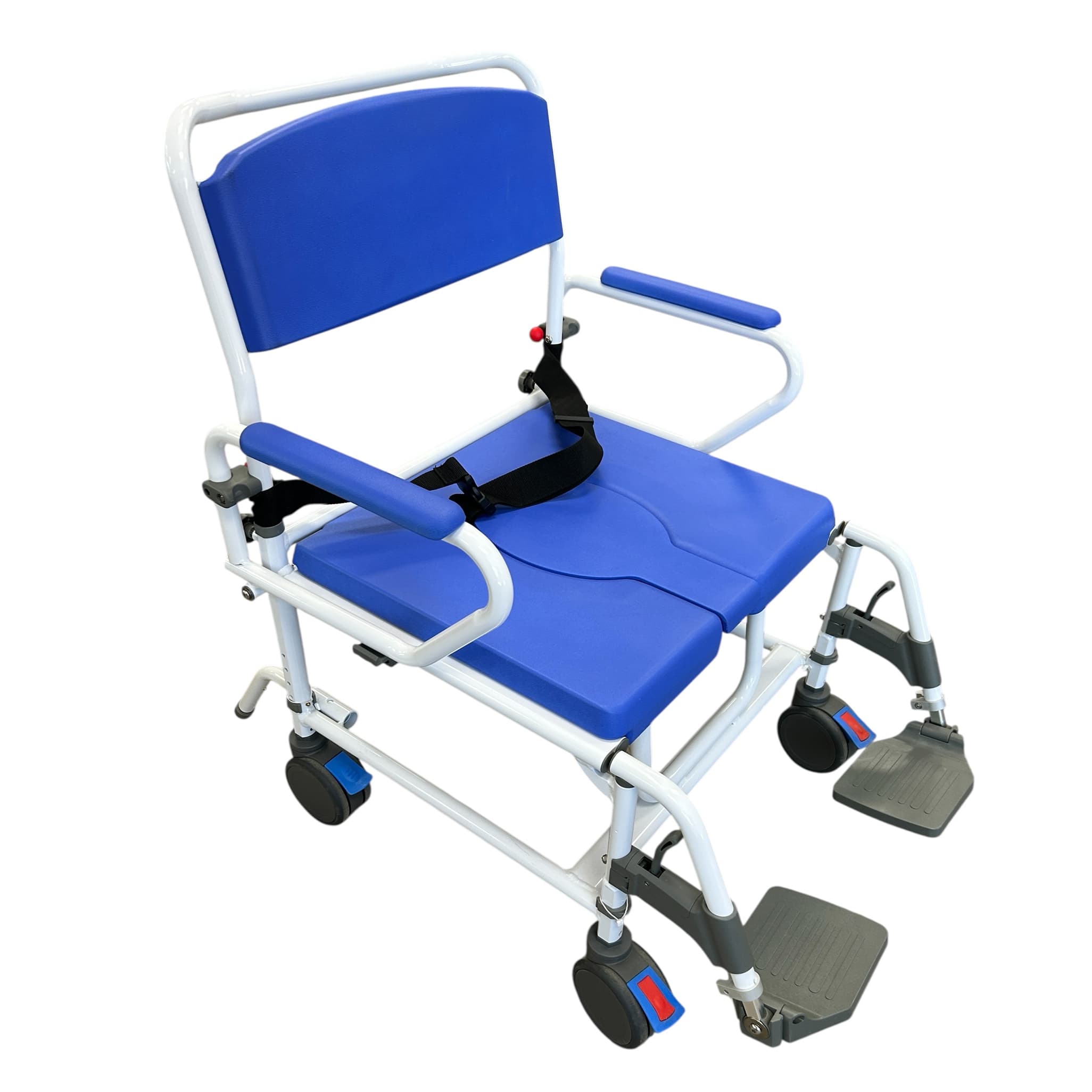 Ezee Life 188 Bariatric Aluminum Shower and Commode Chair