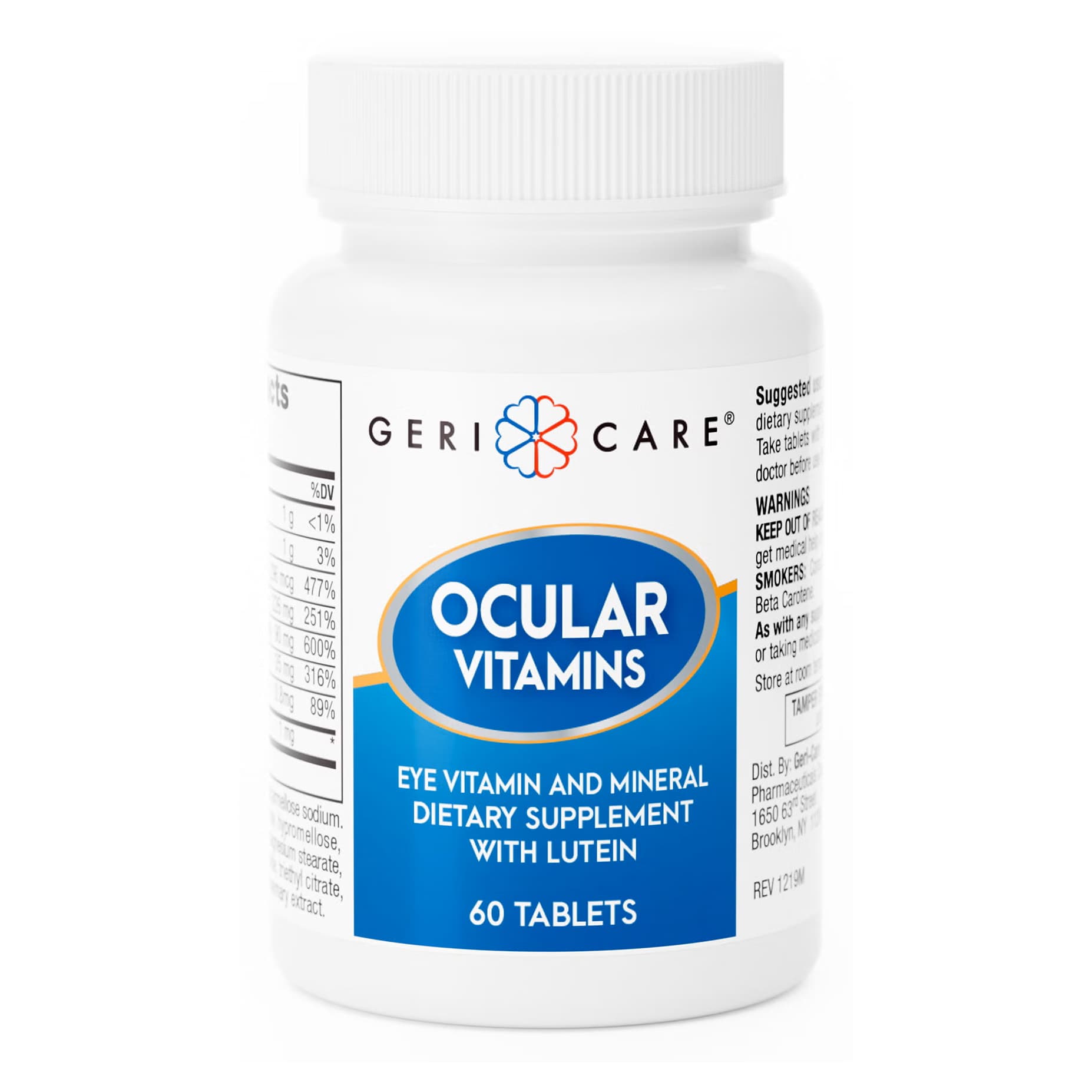 Geri-Care Eye Vitamin Supplement Tablet - Case of 720 - Image 1