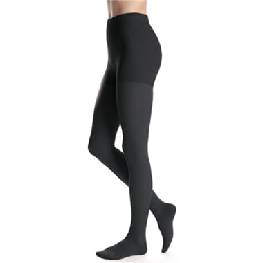 Duomed Advantage Compression Pantyhose 30-40mmHg Standard, Closed Toe, Black, Extra Large - Pair - Image 1