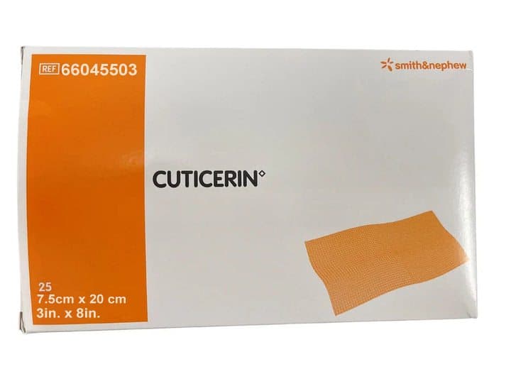 Smith and Nephew Cuticerin Low-Adherent Gauze Dressing - Box of 25 - Image 1
