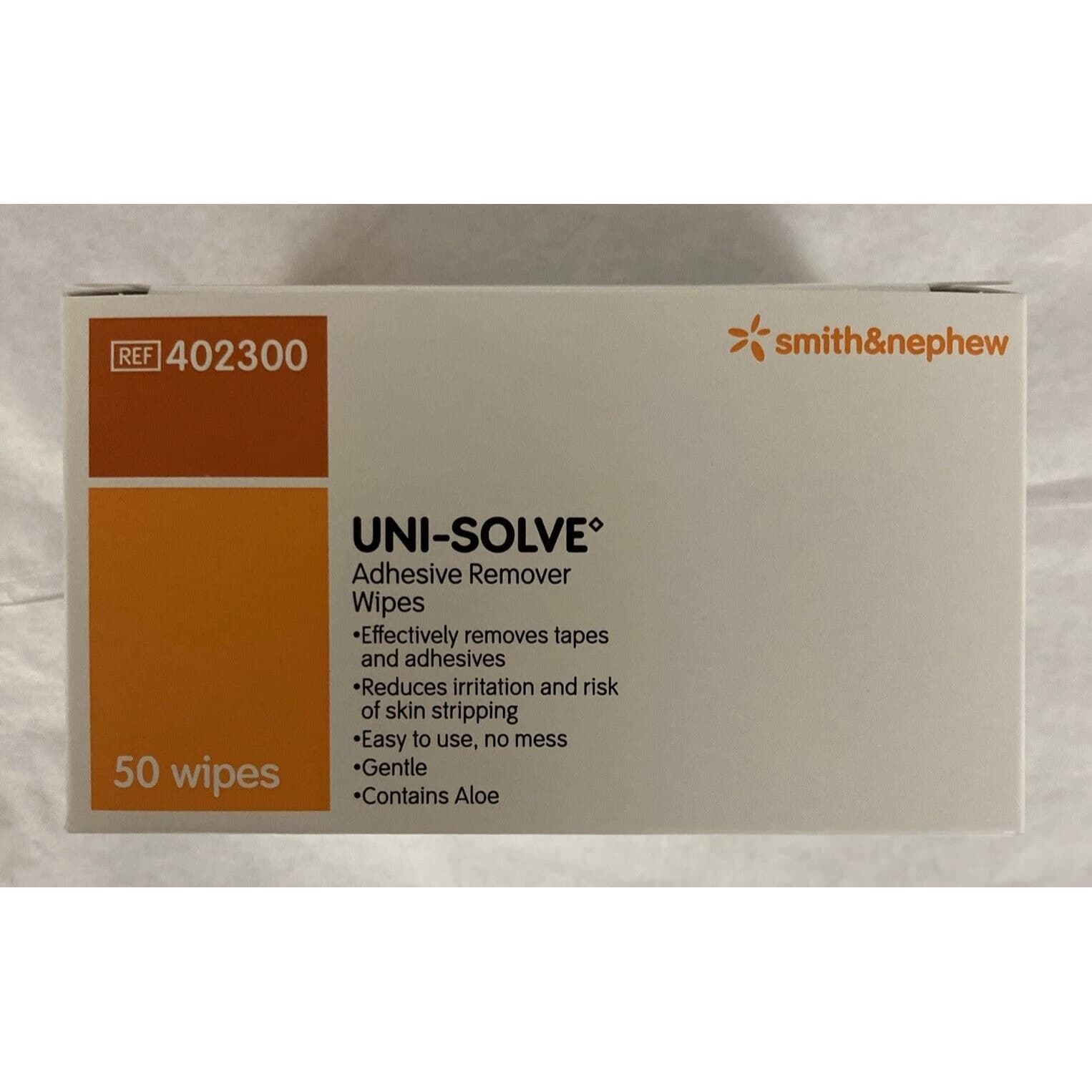 Smith and Nephew UniSolve Adhesive Remover Wipes - Image 1