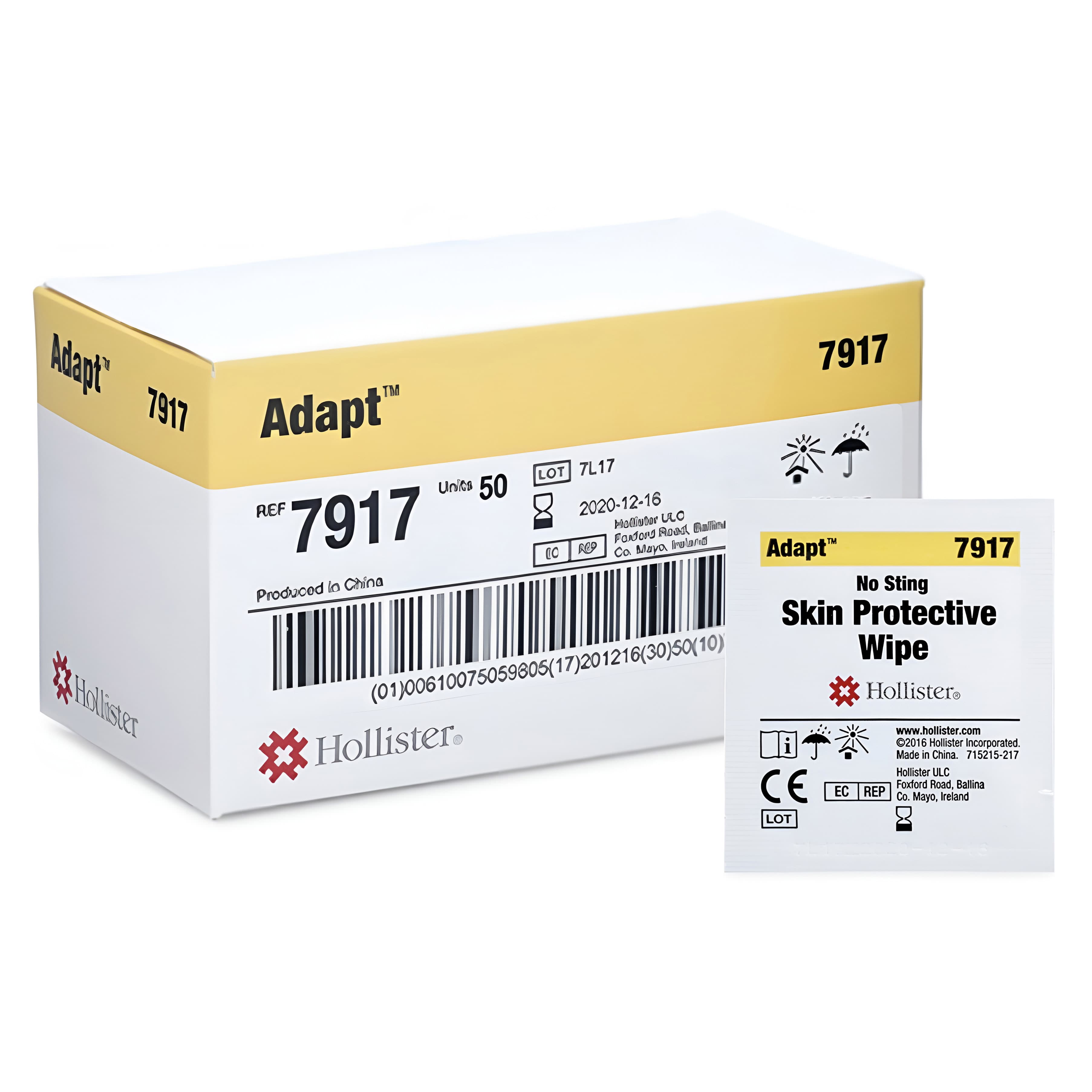 Hollister Adapt No Sting Protective Wipe - Image 1