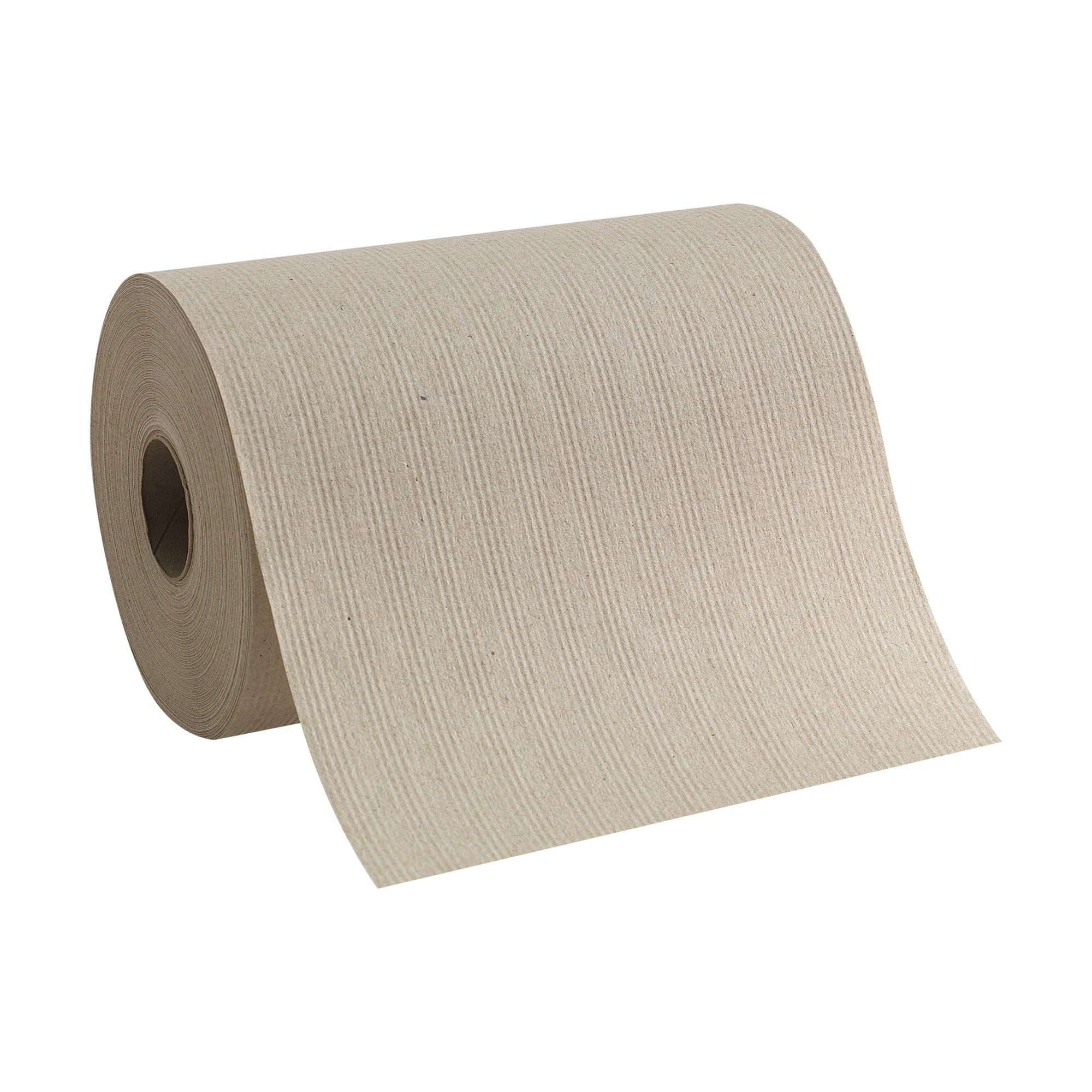 Pacific Blue Basic Paper Towel 1-Ply Continuous Sheet, Brown, 7-7/8 Inch x 350 Foot - Case of 12 - Image 1