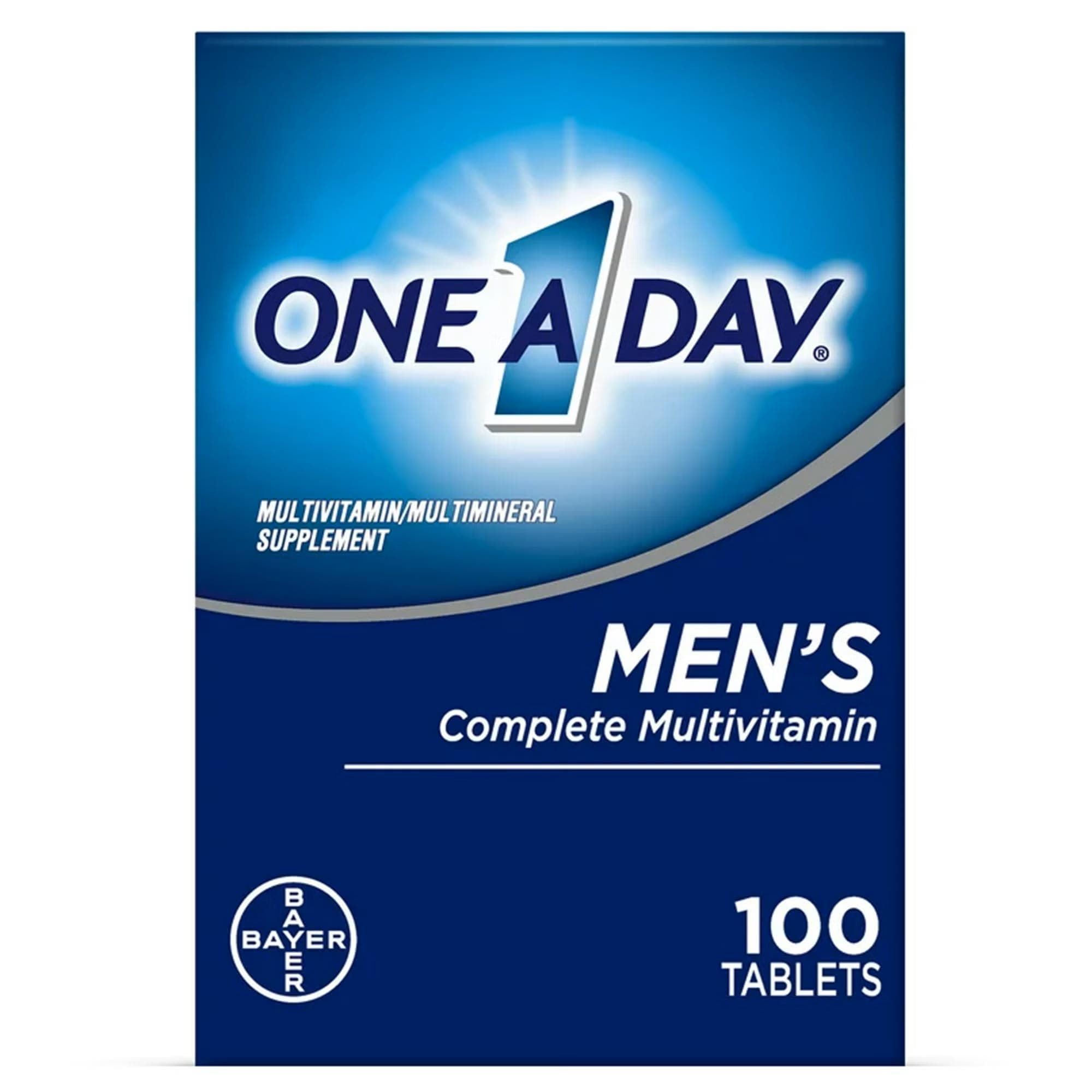 One A Day Mens Complete Multivitamin Tablets - Bottle of 100 - Image 1