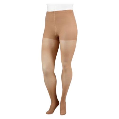 Juzo Soft Compression Maternity Pantyhose, 20-30mmHg, Regular, Closed Toe, Beige, Large - Pair - Image 1