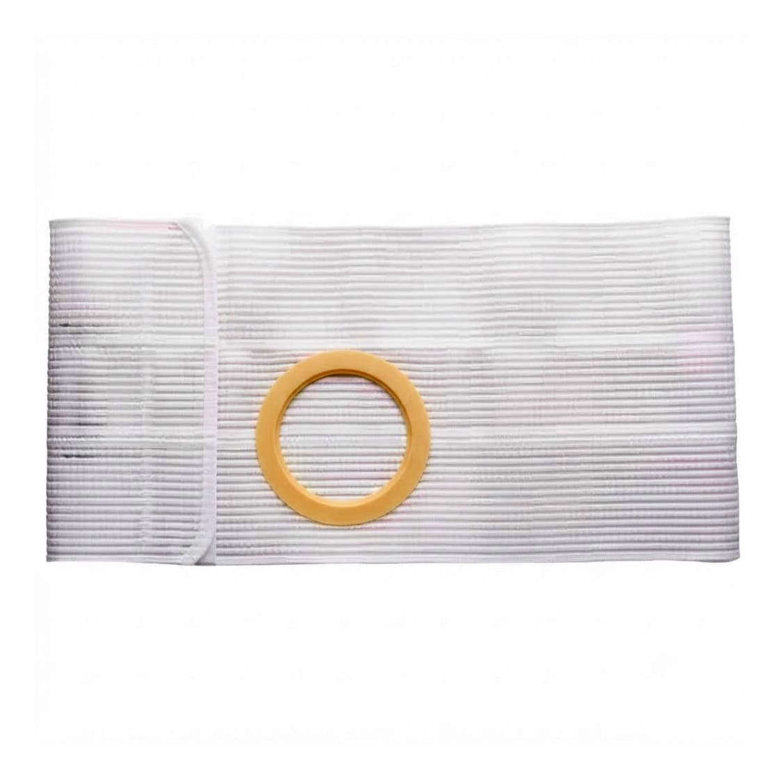 Nu-Form 9" Cool Comfort Ostomy Belt without Prolapse Flap, 4 Inch Large, White - Each - Image 1