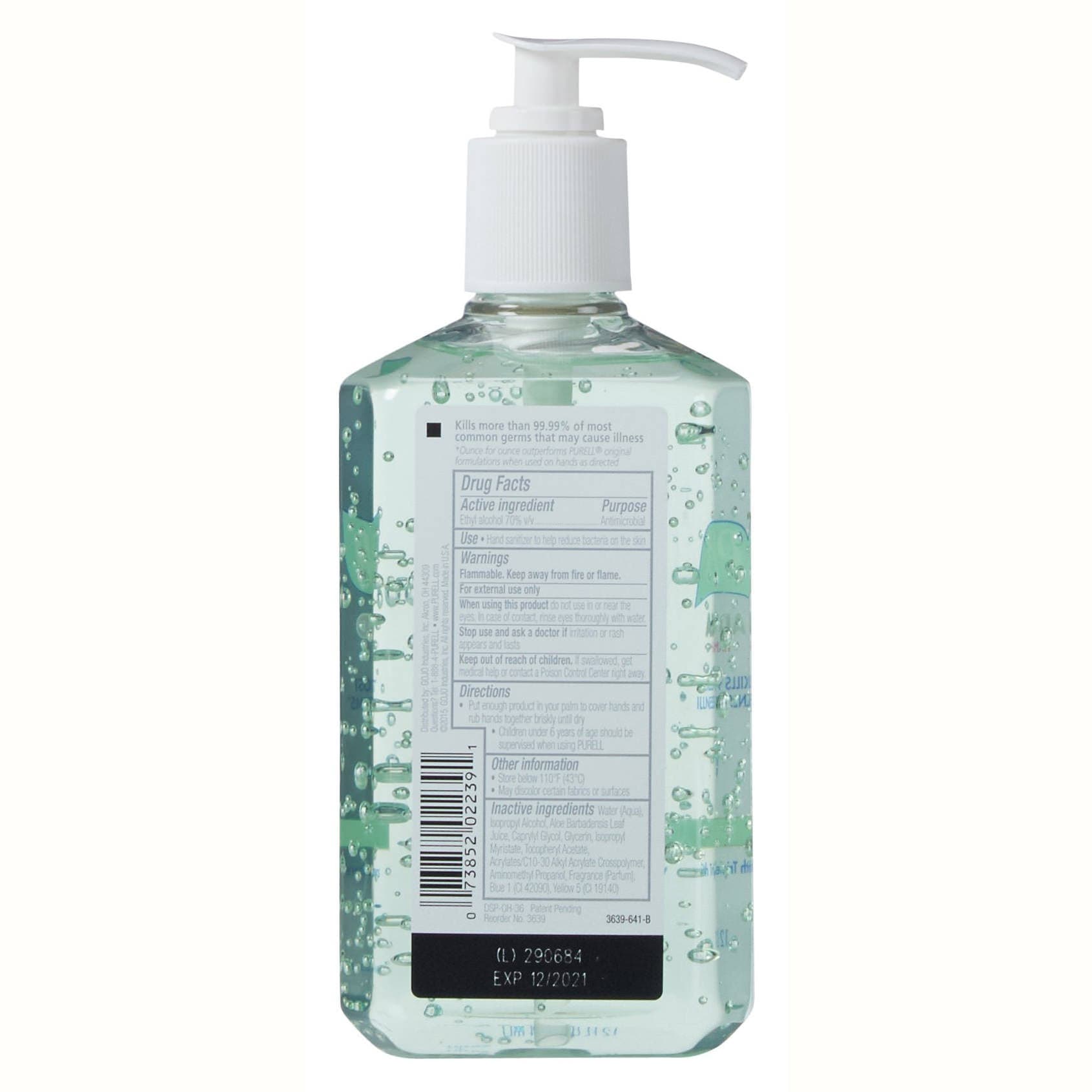 Purell Advanced Hand Sanitizer Gel with Aloe Pump Bottle - Image 3