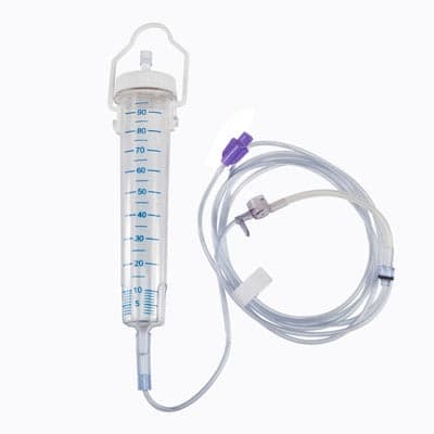 Kangaroo ePump Enteral Burette Feeding Pump Bag Set, 100 ml - Case of 30 - Image 1