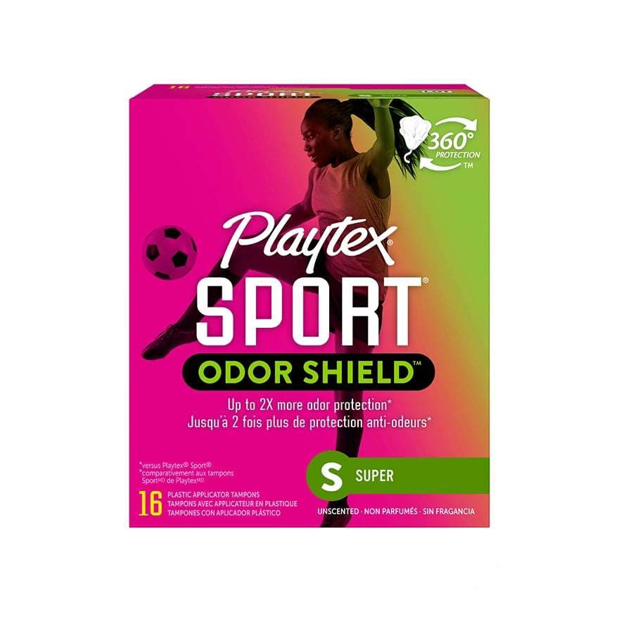 Playtex Sport Odor Shield Tampons, Super Absorbency - Box of 32 - Image 1