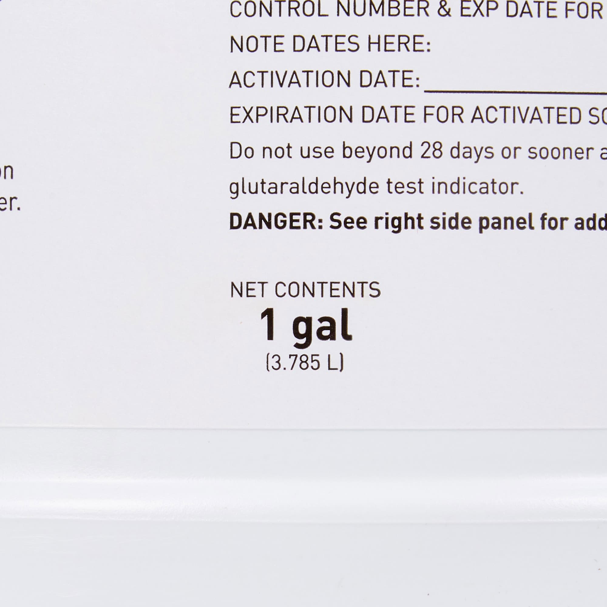 McKesson 28-Day 2.5% Glutaraldehyde Sterilizing and Disinfecting Solution - Image 3