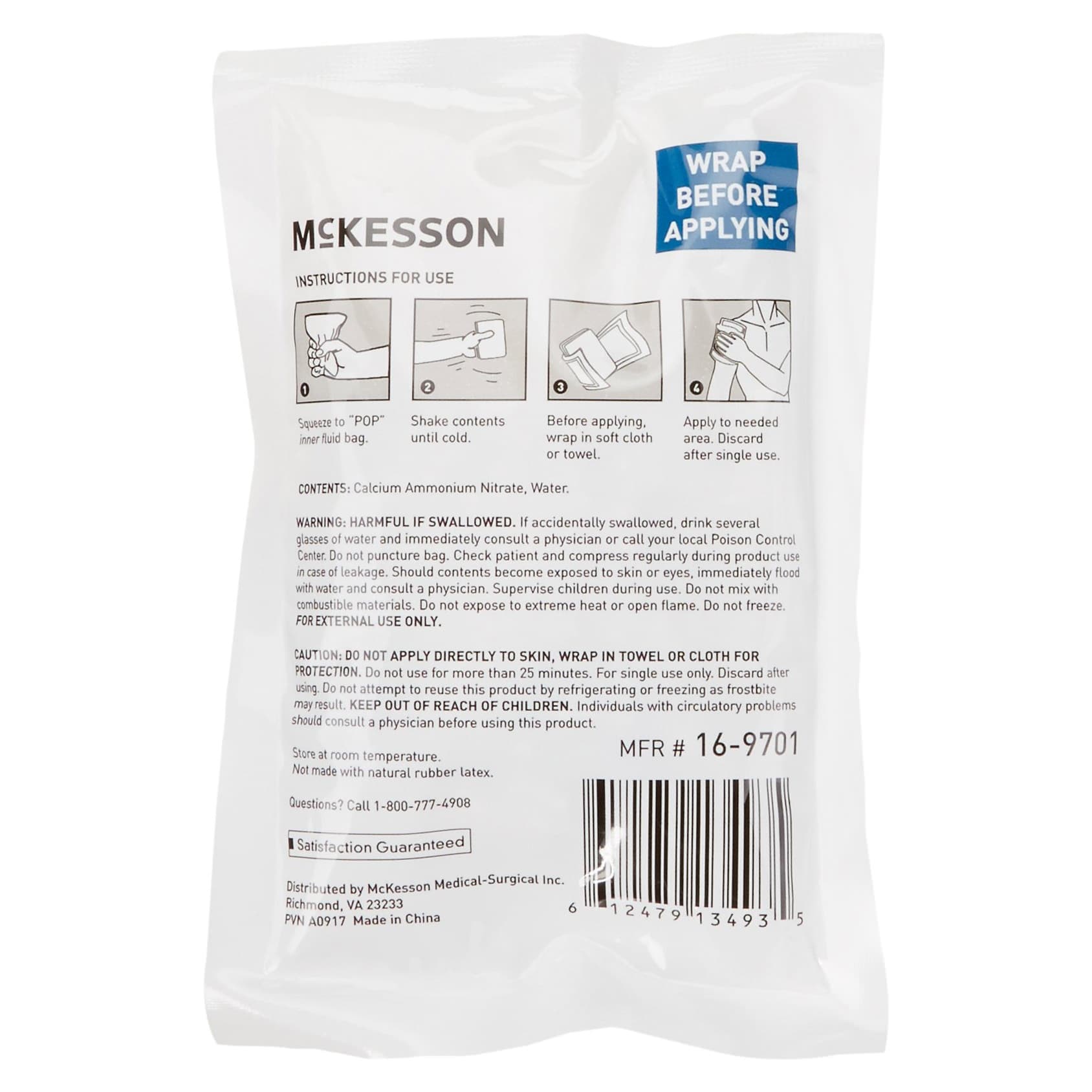 McKesson Disposable Instant Cold Pack - Image 2