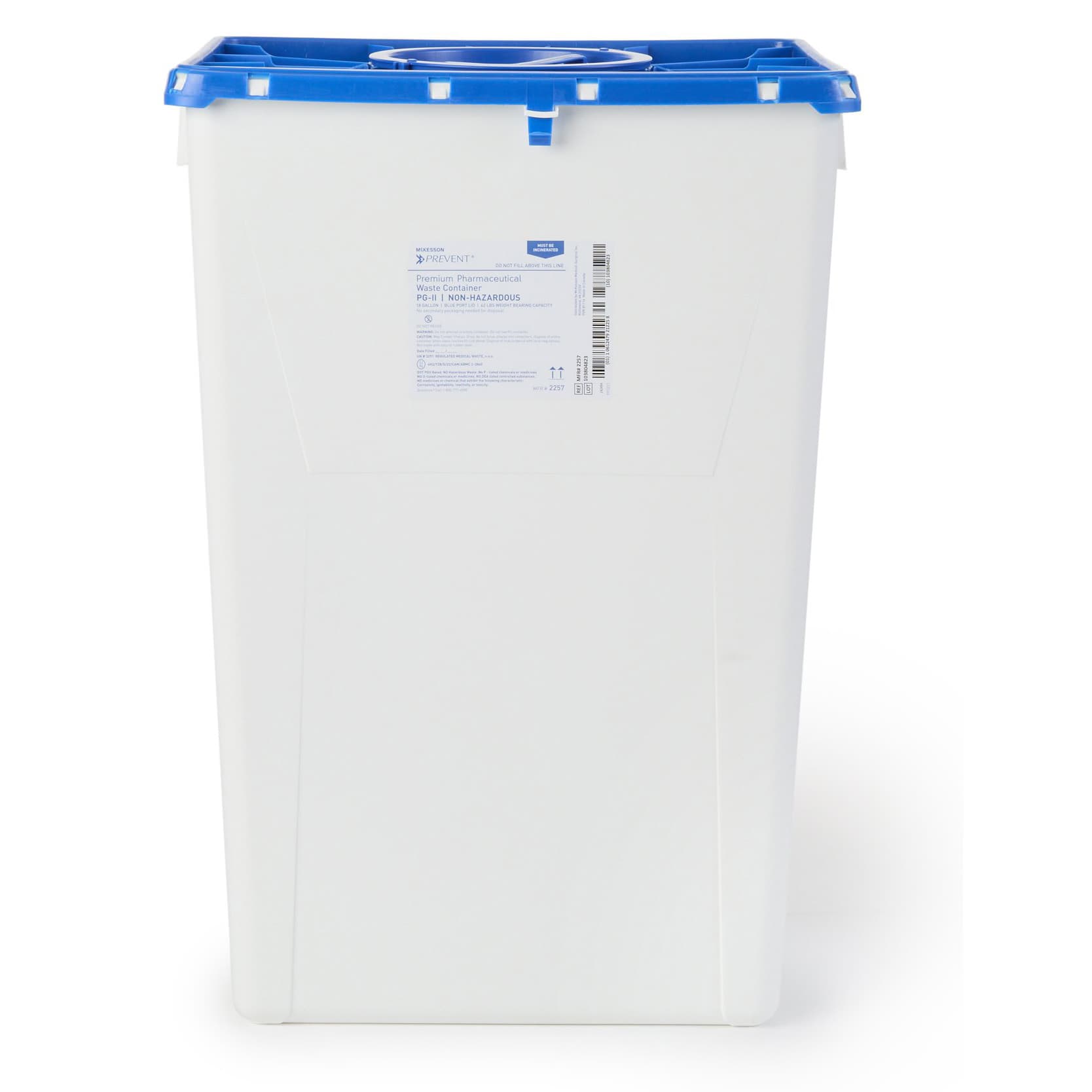 McKesson Prevent Pharmaceutical Waste Container, 18 Gallon - Each - Image 1