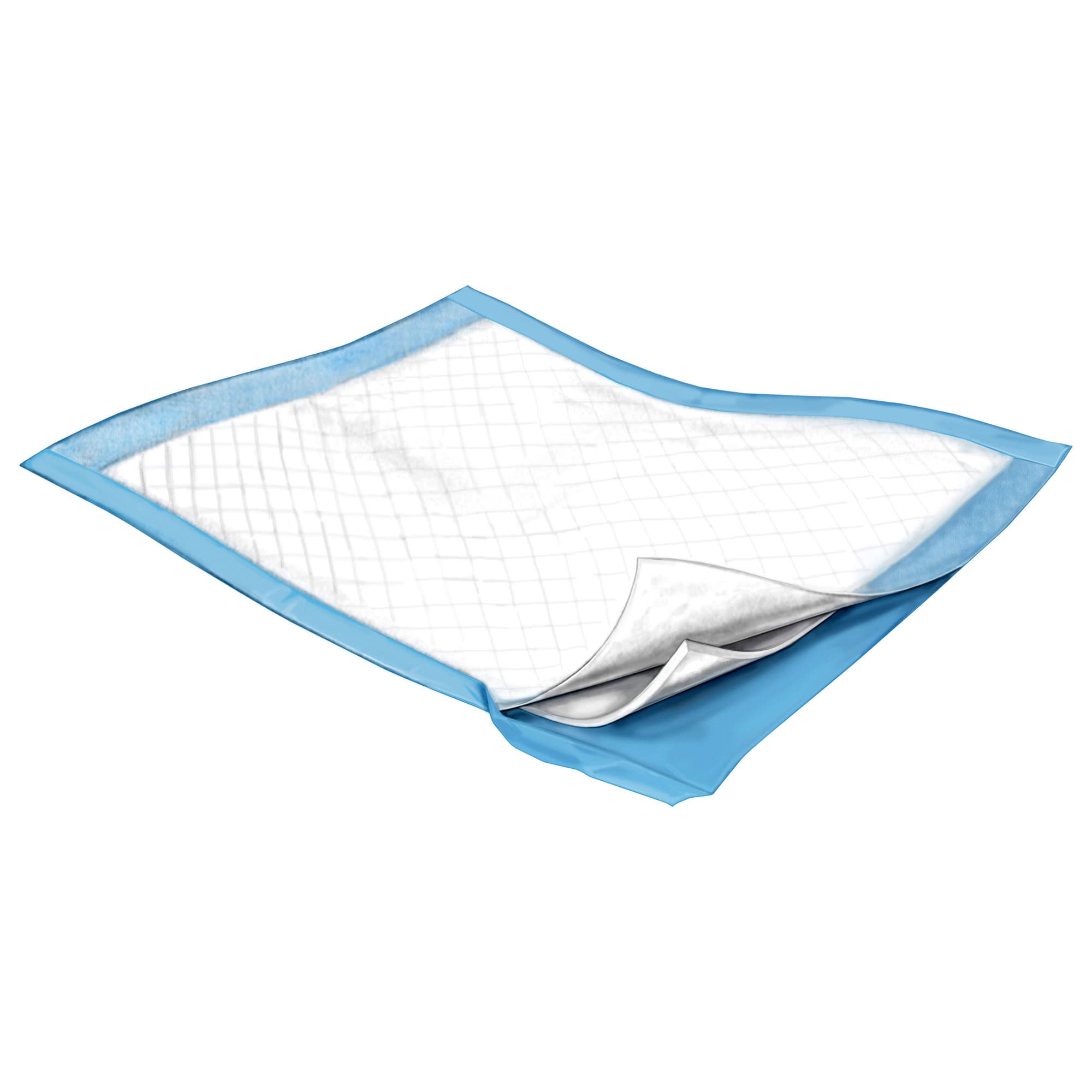 Cardinal Health Wings Basic Underpads, 23 x 36 Inch - Bag of 10 - Image 1
