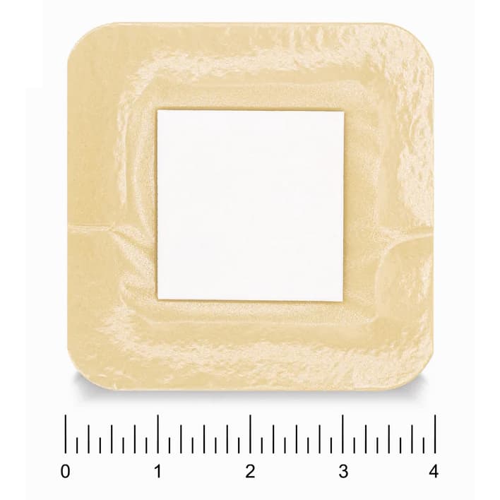 Vitale Adhesive Foam Dressing, 4 x 4 Inch - Each - Image 1