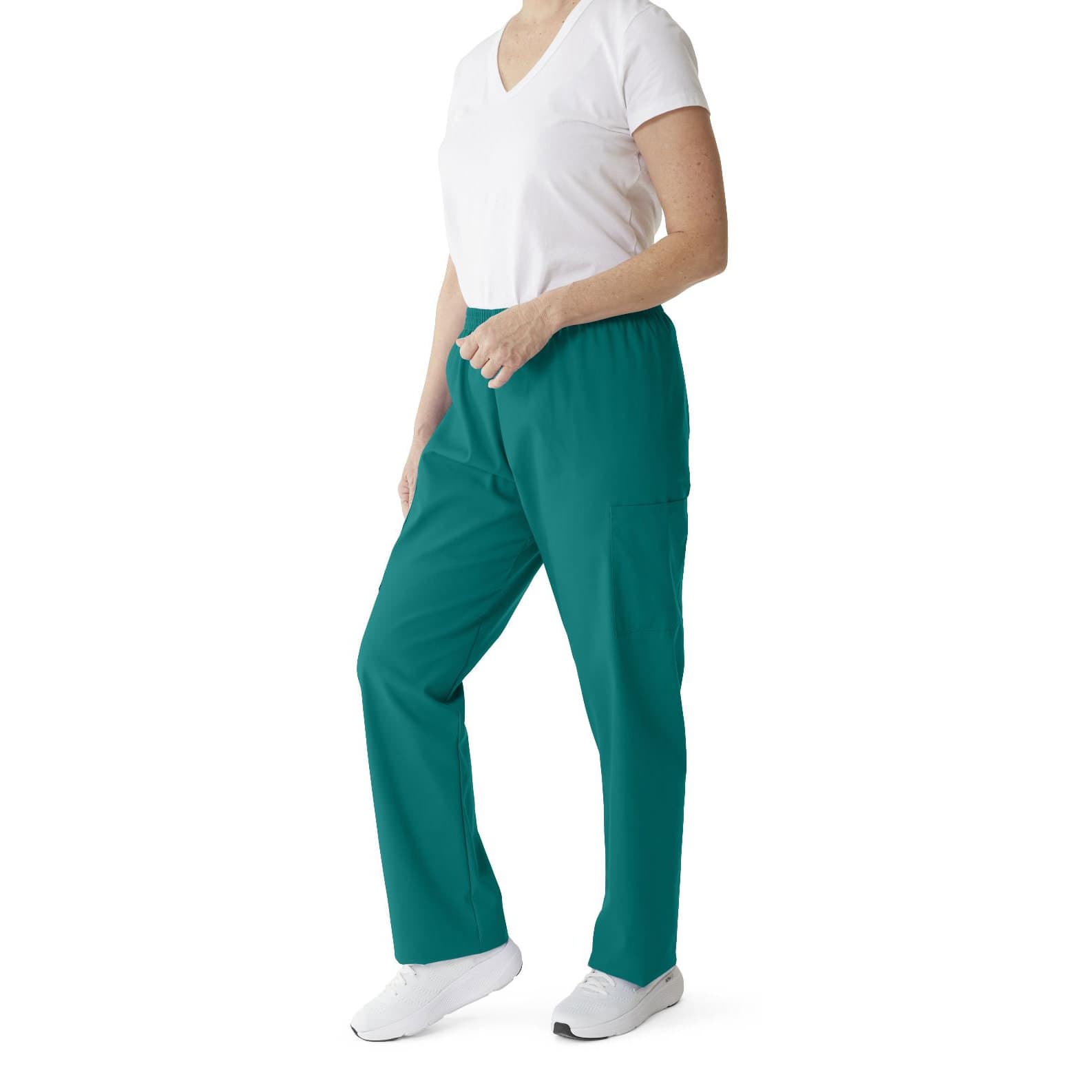 Medline ComfortEase Unisex 3-Pocket Cargo Pants with Elastic Waist - Image 3