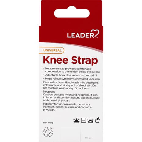 Leader Knee Strap, Universal, One Size Fit Most - Each - Image 2