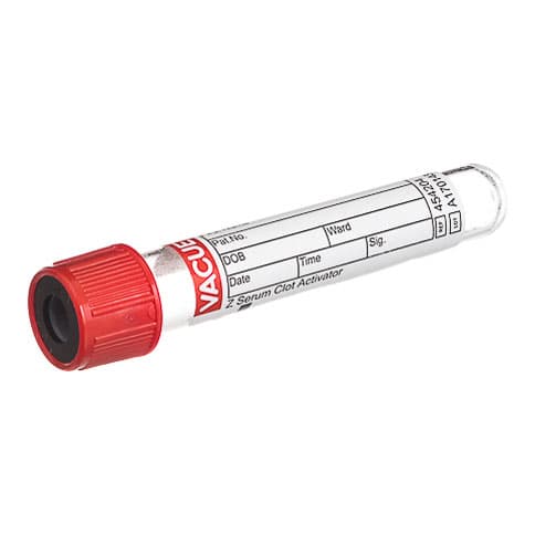 Vacuette CAT Serum Clot Activator Tube, 4 mL - Case of 1200 - Image 1
