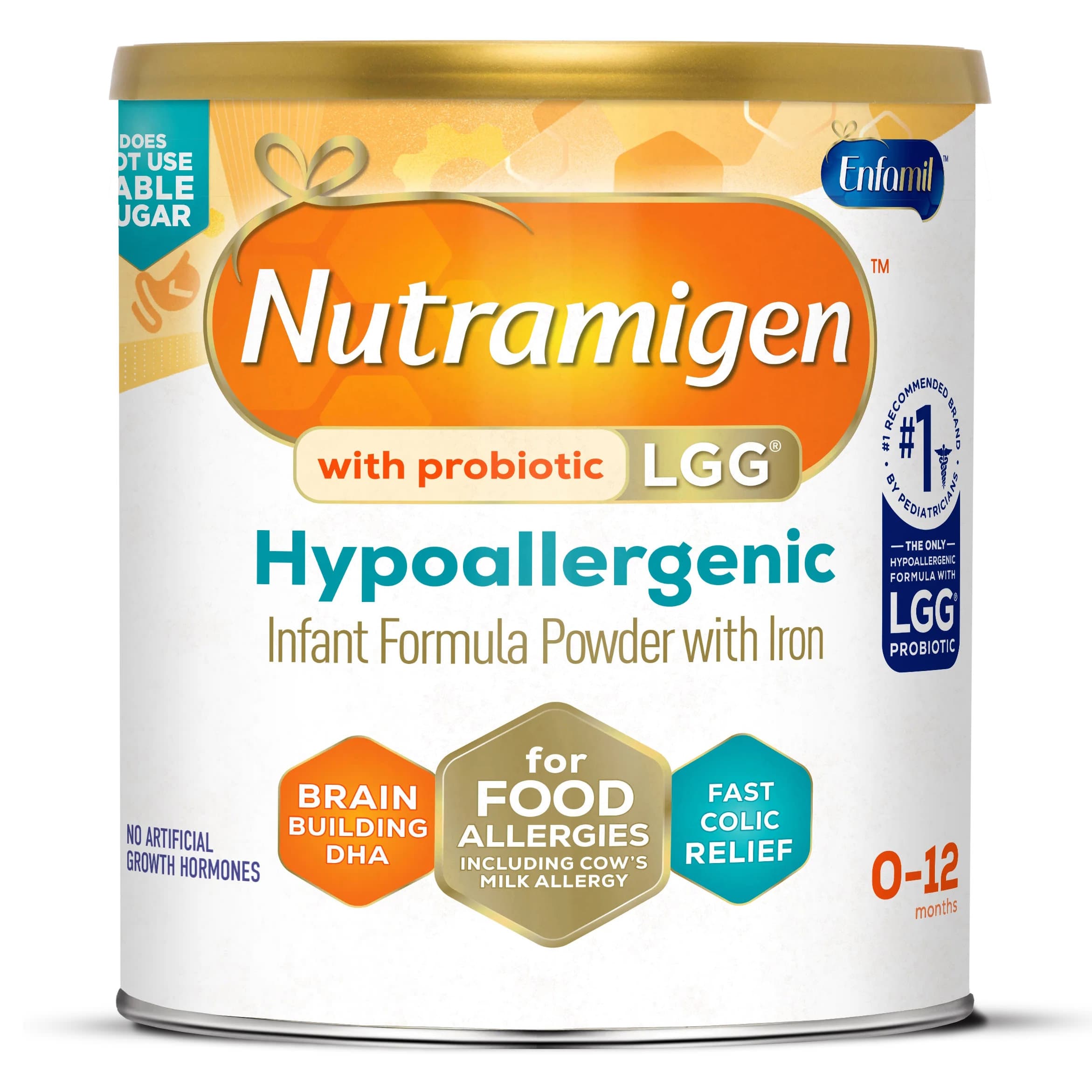 Nutramigen Hypoallergenic Infant Formula with Probiotic LGG, 12.6 oz - Each - Image 1