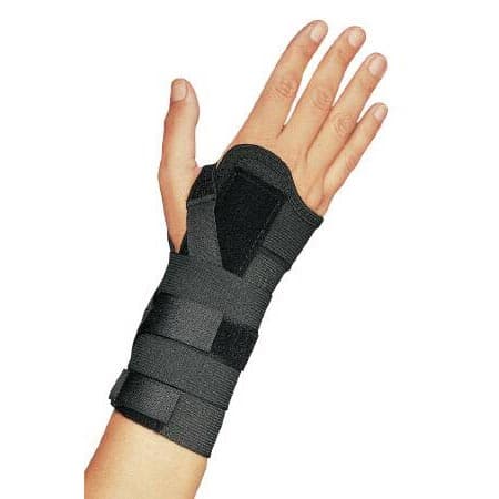 ProCare Universal CTS Wrist Brace Left or Right Hand Black, Extra Large - Image 1