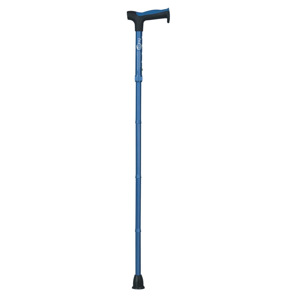 Drive Hugo Ergonomic Folding Cane, Aqua - Each - Image 1