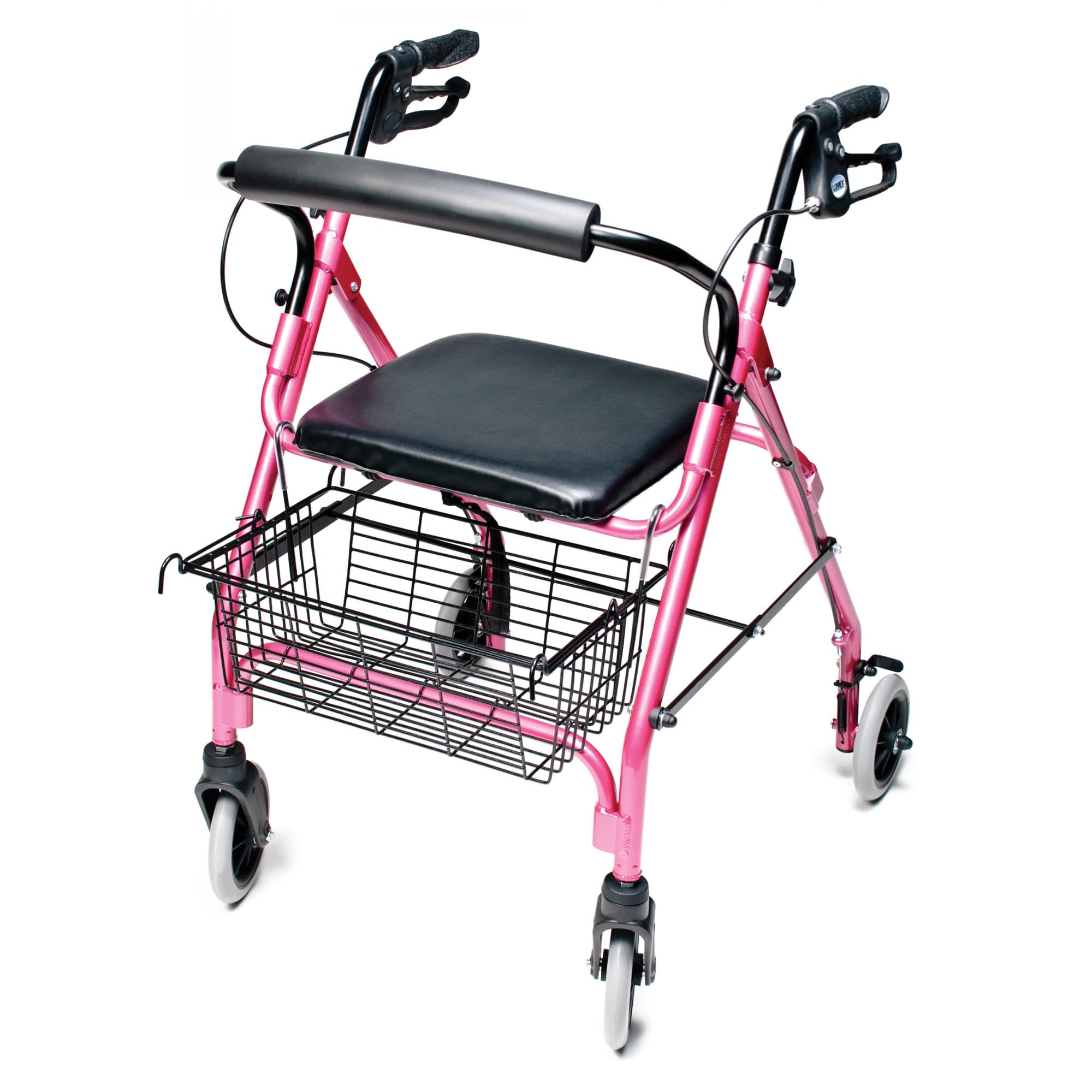 Lumex Walkabout Lite Four-Wheel Rollator - Image 1