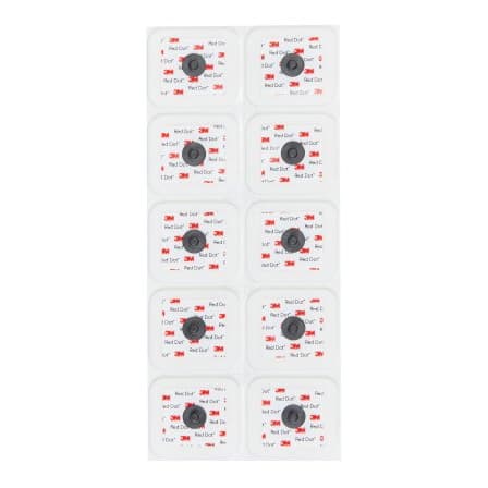 3M Red Dot ECG Monitoring Electrodes - Bag of 5 - Image 1