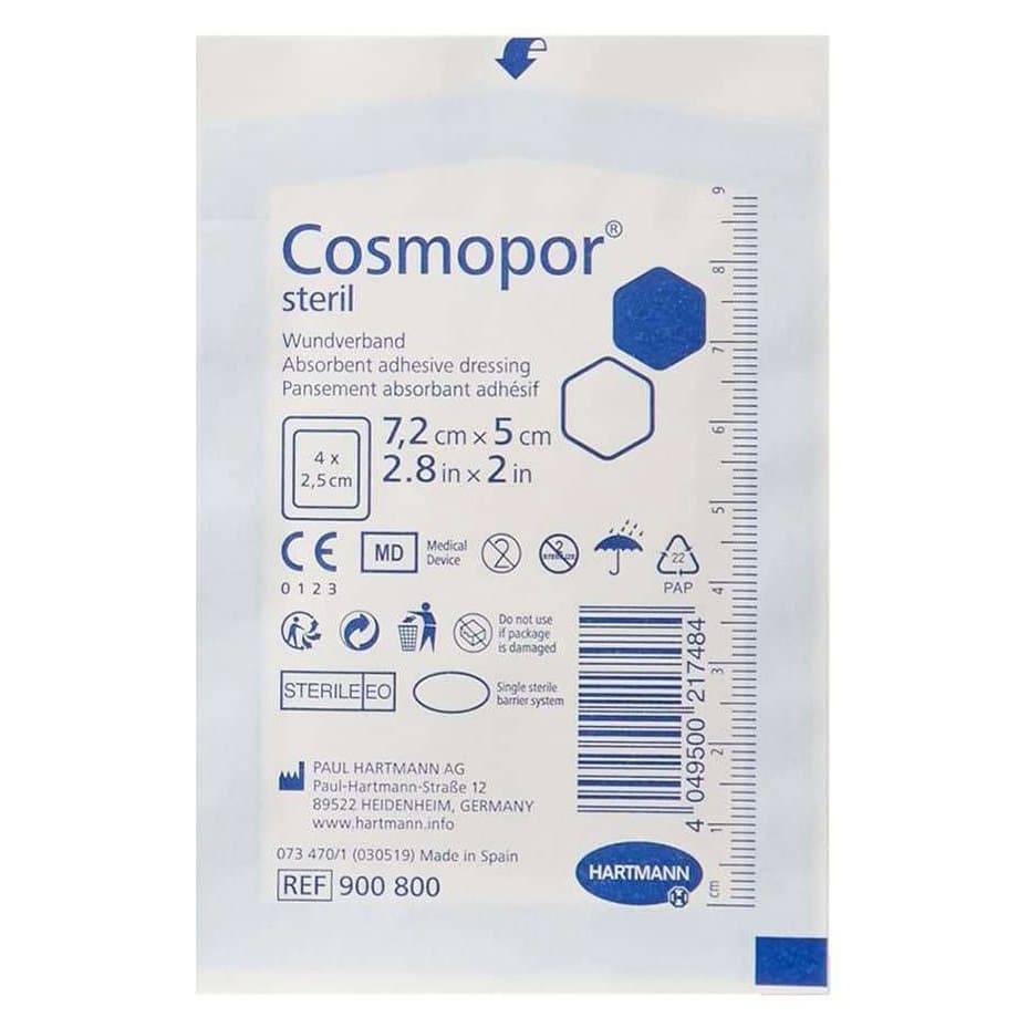 Cosmopore Adhesive Dressing, 2 x 2- 4/5 Inch - Each - Image 1