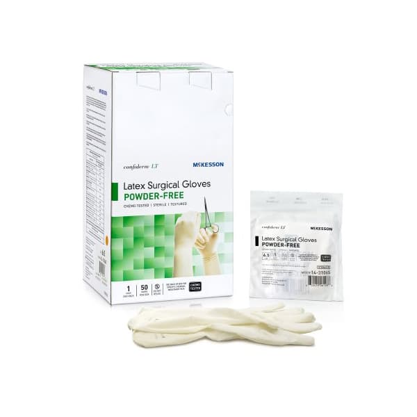 Confiderm LT Powder-Free Latex Surgical Gloves - Image 1