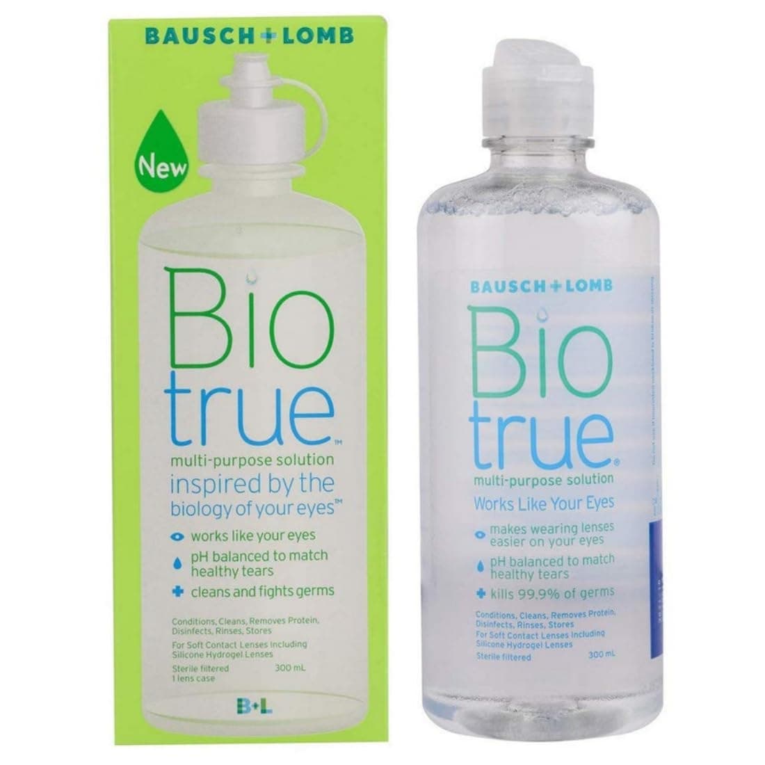Biotrue Contact Lens Solution Bottle, 10 oz. - Image 1