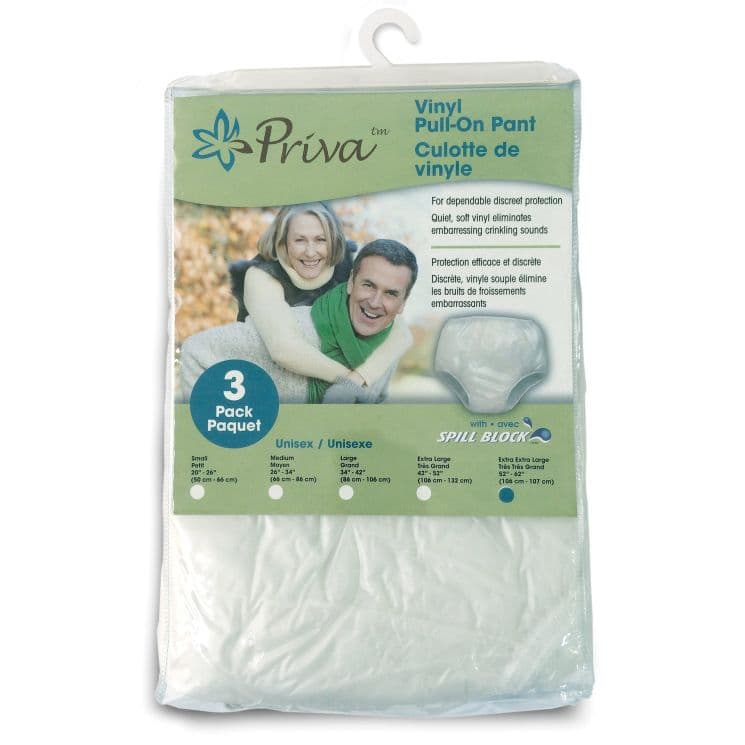 Fiberlinks Priva Vinyl Waterproof Pull-on Pant, 2X-Large - Package of 3 - Image 1