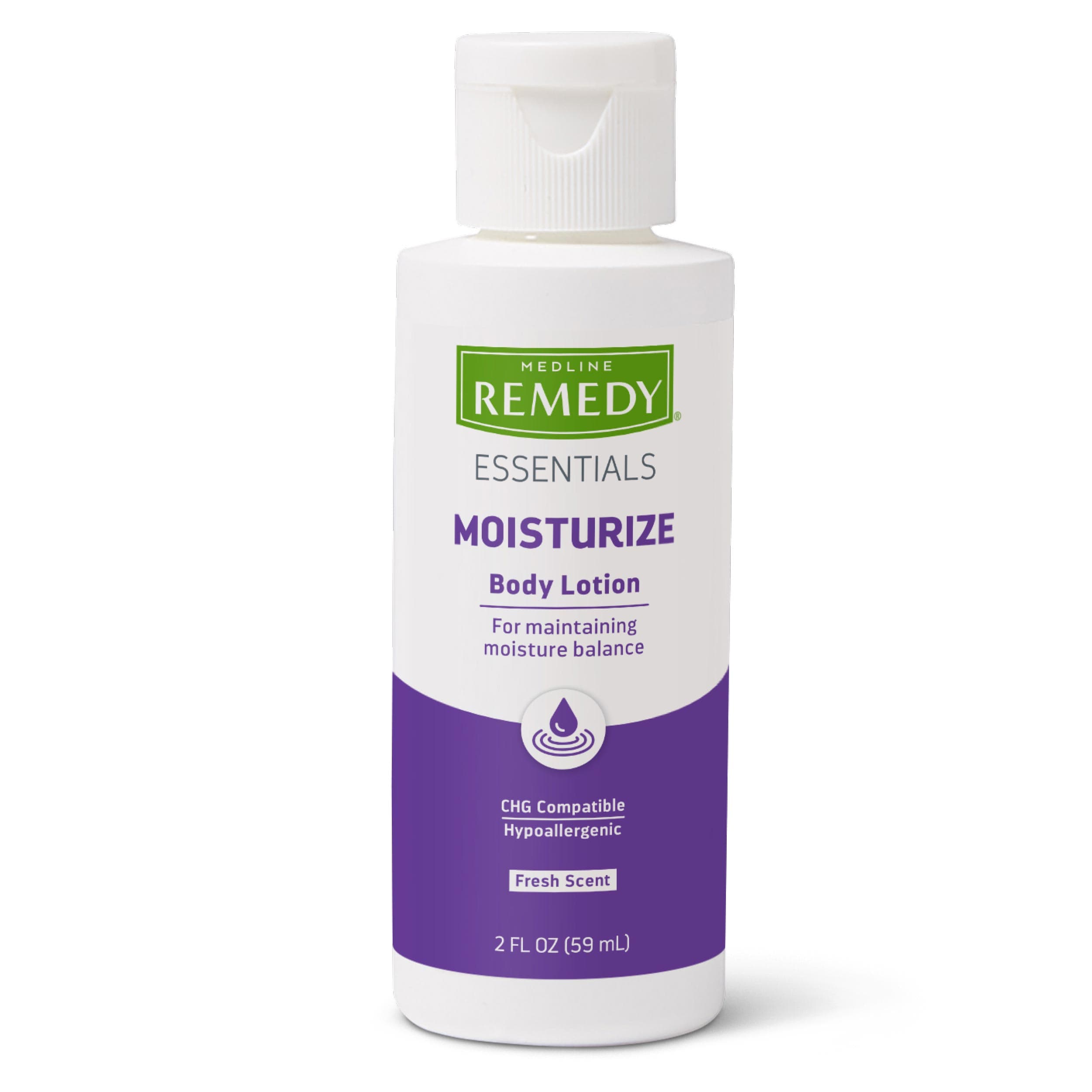 Remedy Essentials Moisturize Body Lotion, Fresh Scent, 2 oz - Image 1