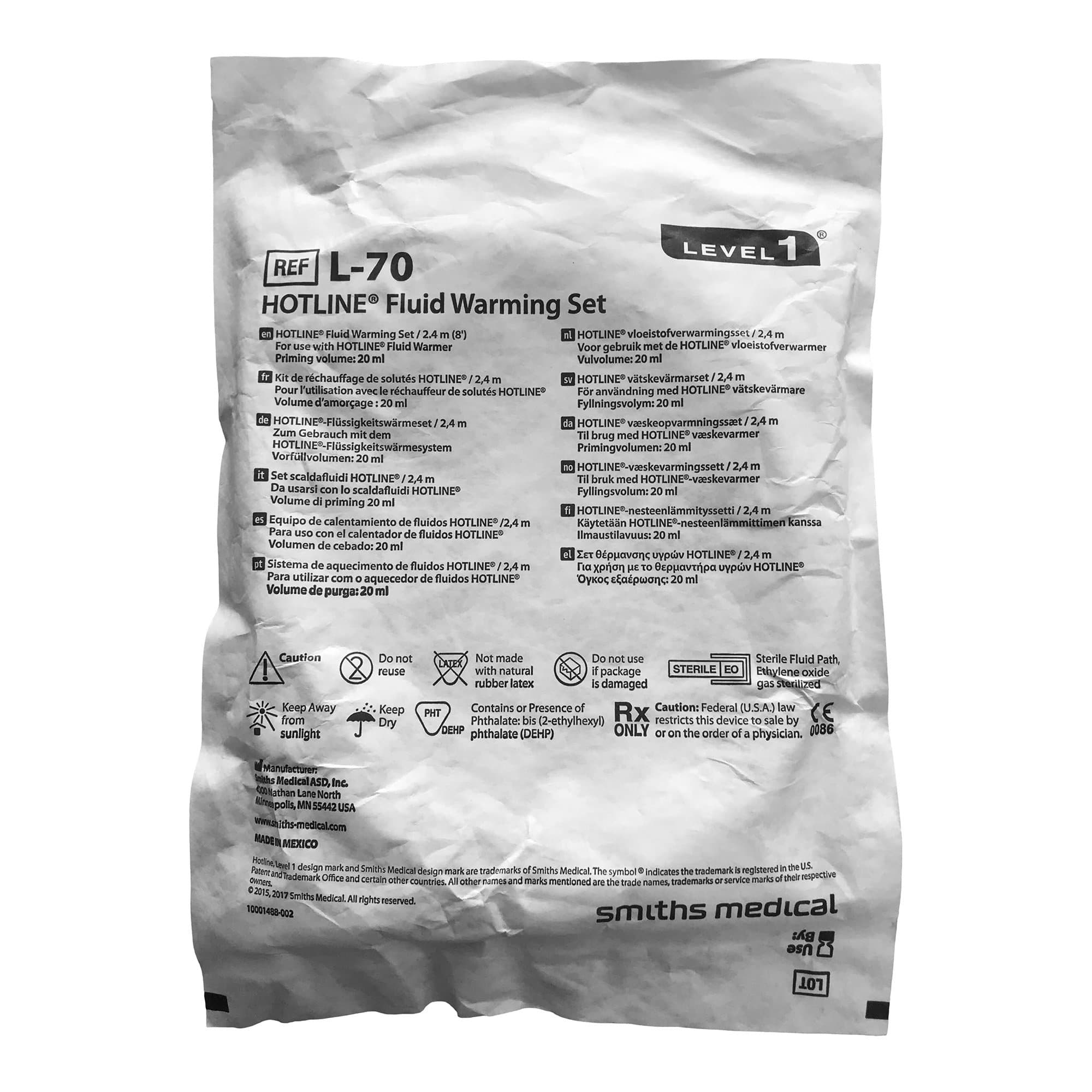 ICU Medical Level 1 Hotline Blood and IV Fluid Warming Set with Injection Port - Image 3