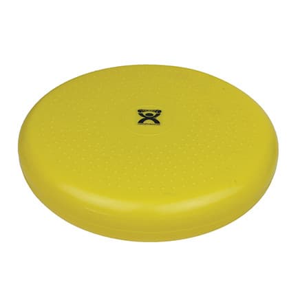 CanDo Inflatable Balance Disc, 14 Inch Diameter, Yellow - Image 1