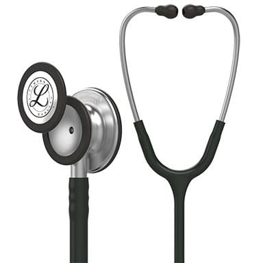 3M Littmann Classic III Monitoring Stethoscope, Stainless Steel Chestpiece, Black - Image 1