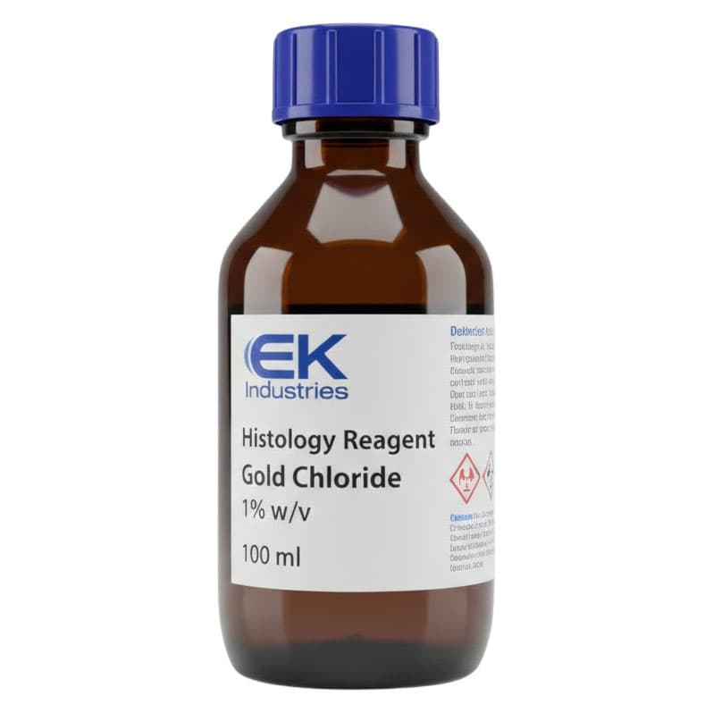 Histology Reagent Gold Chloride 1% w/v, 100 ml - Each - Image 1