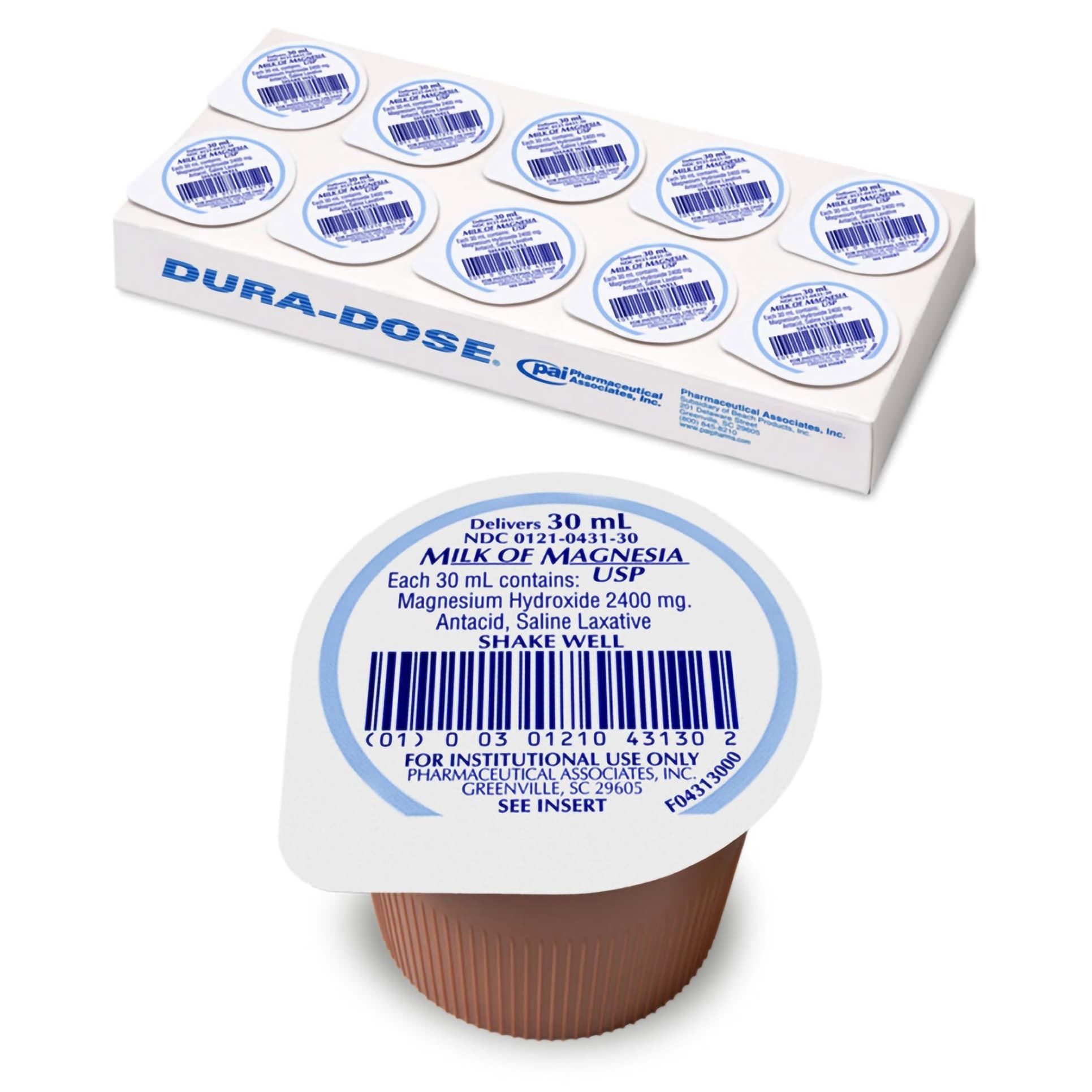 Milk of Magnesia Magnesium Hydroxide Laxative, Spearmint, 400 mg per 5 mL - Image 1
